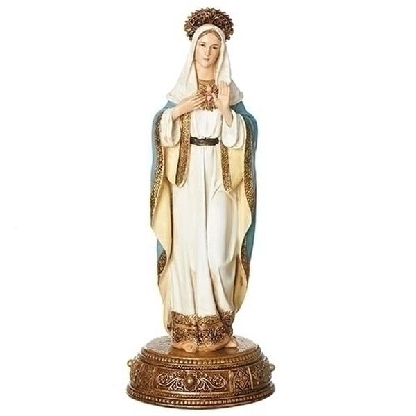 Immaculate Heart of Mary Statue with Prayer Drawer